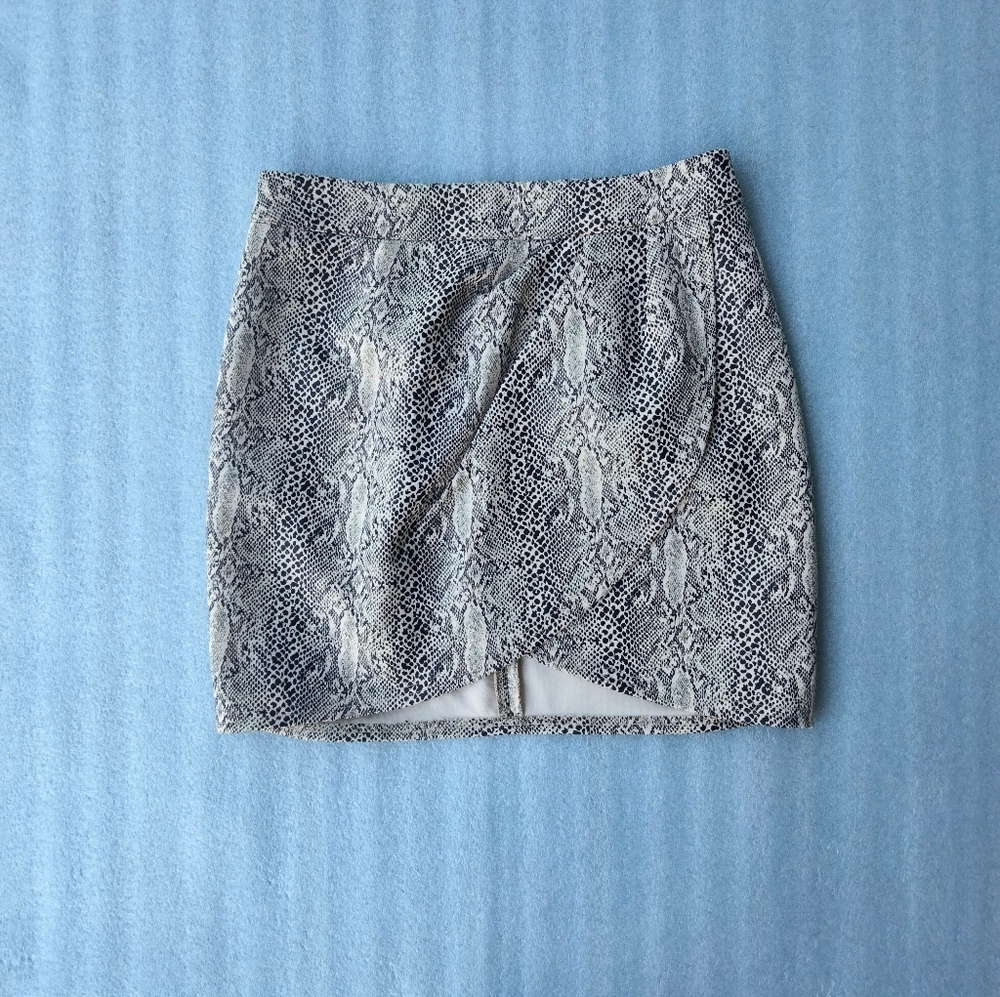 Altard State snake skin print mini skirt